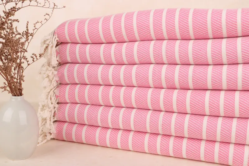 Girls Weekend Getaways Gifts, Bachelorette Party Decorations, Beach Towel Gift, Handmade Gift, Wedding Shower Gift, 70x40 Bamboo Herringbone Towel - 1