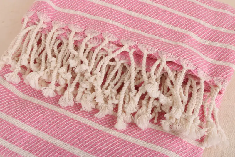 Girls Weekend Getaways Gifts, Bachelorette Party Decorations, Beach Towel Gift, Handmade Gift, Wedding Shower Gift, 70x40 Bamboo Herringbone Towel - 5