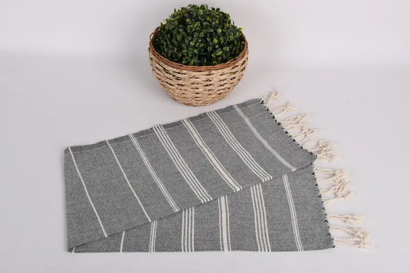 Bathroom Towels, Bachelorette Favor, Best Friend Gift, Wedding Favors, Personalized Gifts, 38x24 Cotton Striped Towel, Beach Theme Wedding Gift - 4