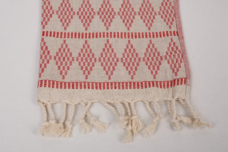 Custom Hand Towel, Spa Towel, 40x20 Linen Kilim Design Towel, Boyfriend Gift, Bridesmaid Gifts, Personalized Dish Towel, Wedding Day Gift For Bride - 3