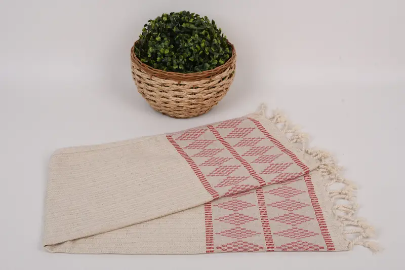 Custom Hand Towel, Spa Towel, 40x20 Linen Kilim Design Towel, Boyfriend Gift, Bridesmaid Gifts, Personalized Dish Towel, Wedding Day Gift For Bride - 4
