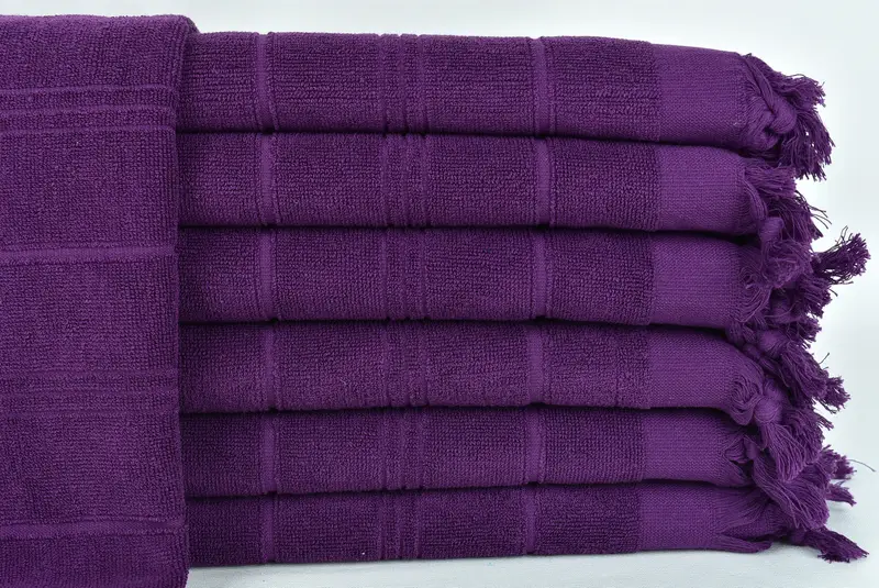 Toplu sipariş havlu, küçük banyo havlu, nedime hediye havlu, monogram mutfak havlu, nedime hediyeleri, 40x18 pamuklu çizgili havlu havlu, onun için hediye - 1