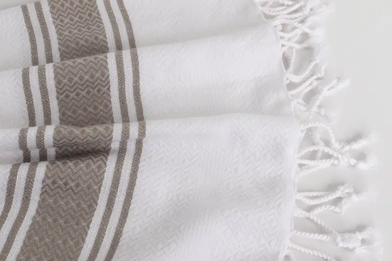 Peshtemal Towel, Turkish Towel Beach Towel, Absorbent towel, 70x40 Cotton Striped Towel, Bath towel, Anniversary Gift For Her, Bridesmaid Gift - 8