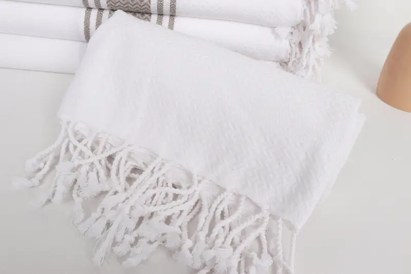 Peshtemal Towel, Turkish Towel Beach Towel, Absorbent towel, 70x40 Cotton Striped Towel, Bath towel, Anniversary Gift For Her, Bridesmaid Gift - 4