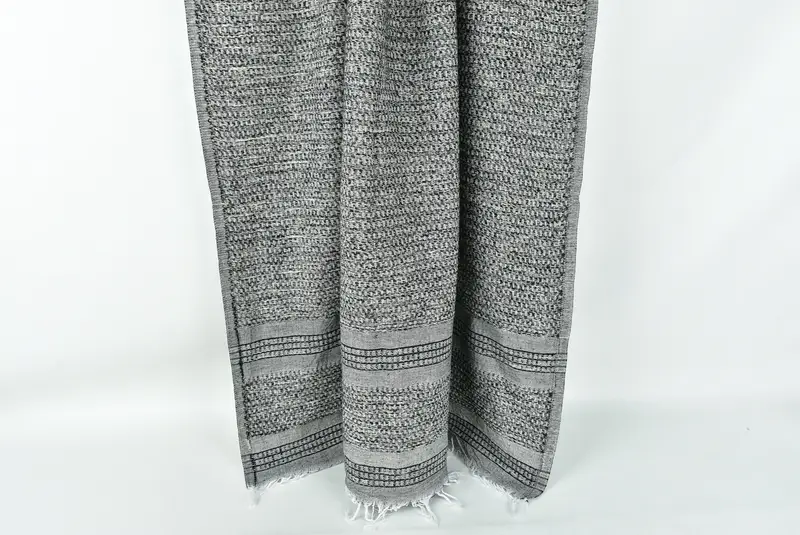 Monogramlı plaj havlu, nedime hediye havlu, tatil havlu, benzersiz hediye, monogram plaj havlu, toplu sipariş havlu, 70x36 keten çizgili havlu - 8