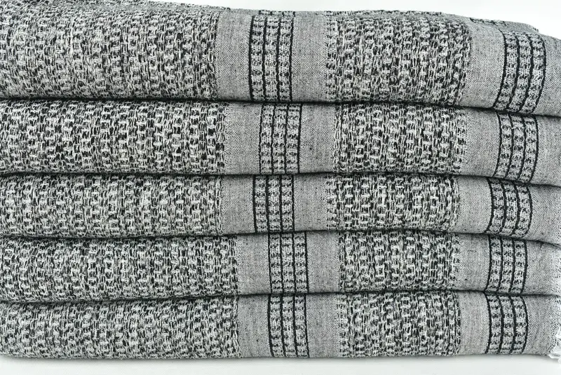 Monogramlı plaj havlu, nedime hediye havlu, tatil havlu, benzersiz hediye, monogram plaj havlu, toplu sipariş havlu, 70x36 keten çizgili havlu - 2