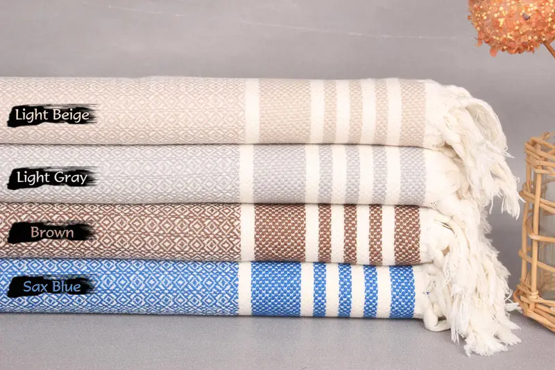 Personalized Hand Towel, Bridesmaid Towel, Personalized Gift For Him, Monogram Hand Towel, 32x16 Cotton Diamond Towel, Turkish Hand Towel, Gym Towel - 2