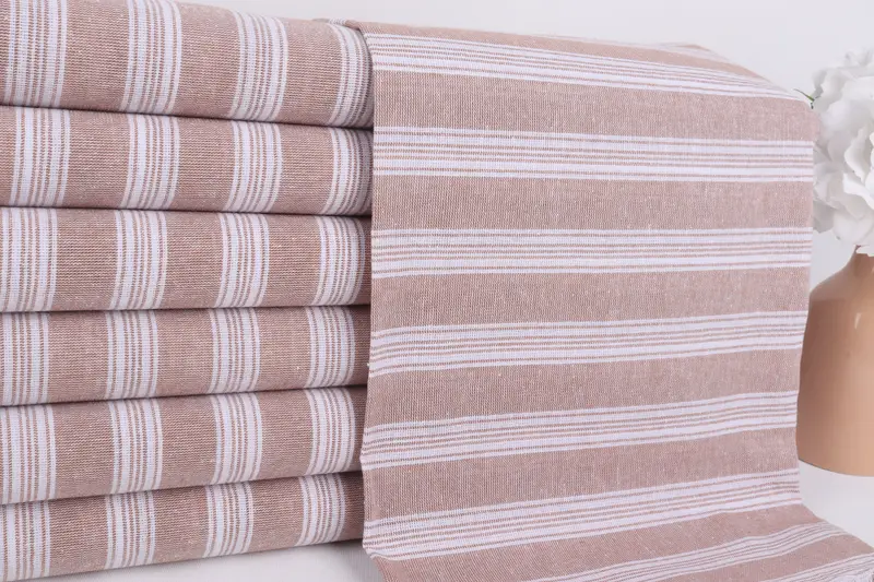 Organic towel, Lightweight Turkish towel, 70x40 Cotton Striped Towel, Personalized Wedding Gift, Gift Towel, Luxury Turkish peshtemal beach towel - 2