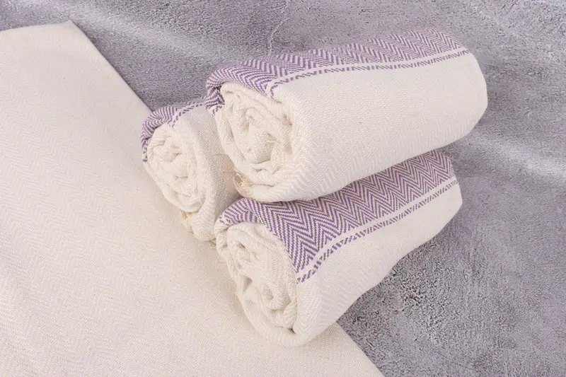 Wedding Favors, Bachelorette Party Items, Wedding Day Gift For Bride, Turkish bath towel, Bridesmaid Gift Towel, 70x36 Cotton Herringbone Towel - 7
