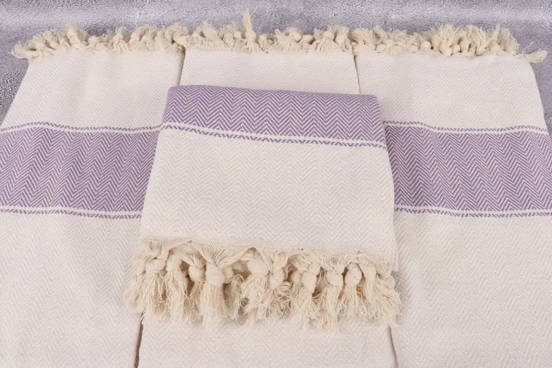 Wedding Favors, Bachelorette Party Items, Wedding Day Gift For Bride, Turkish bath towel, Bridesmaid Gift Towel, 70x36 Cotton Herringbone Towel - 4