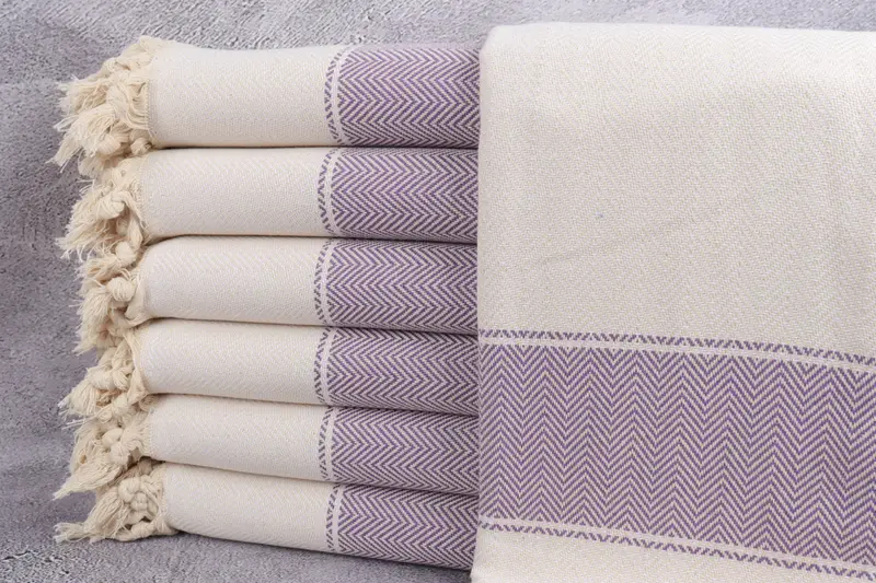 Wedding Favors, Bachelorette Party Items, Wedding Day Gift For Bride, Turkish bath towel, Bridesmaid Gift Towel, 70x36 Cotton Herringbone Towel - 1