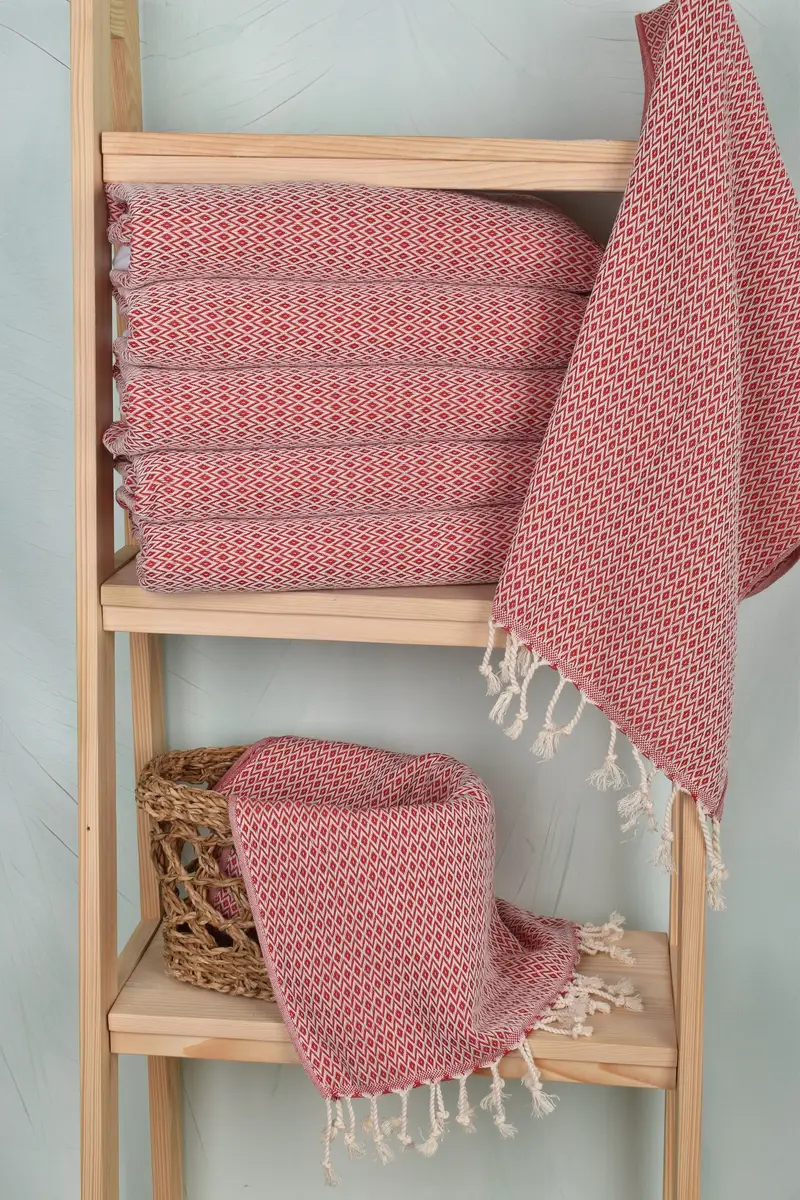 Wedding Gift, 40x20 Cotton Diamond Towel, Turkish Towel Hand Towel, Small Bath Towels, Grandma Gift, Bachelorette Party Decorations, Monogram Towels - 3