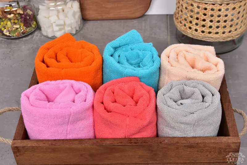Monogram Kitchen Towel, 40x18 Cotton Striped Terry Towel, Personalized Dish Towel, Bridesmaid Gifts Personalized, Summer Towel, Custom Hand Towel - 3