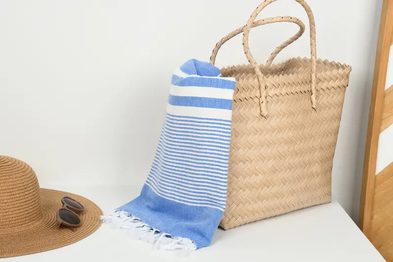 Sand-free towel, Beach Towel Bulk, Bath towel, 70x40 Cotton Striped Towel, Turkish Towel Monogram, Bridesmaid Gift Towel, Personalized Gift For Her - 8