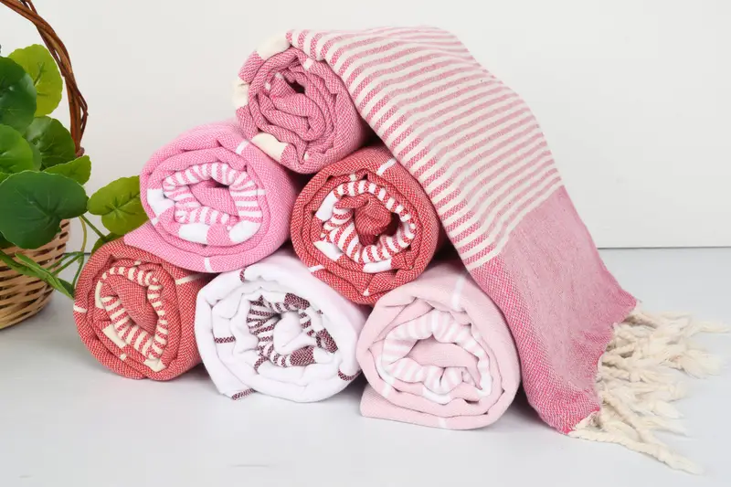 Sand-free towel, Beach Towel Bulk, Bath towel, 70x40 Cotton Striped Towel, Turkish Towel Monogram, Bridesmaid Gift Towel, Personalized Gift For Her - 5