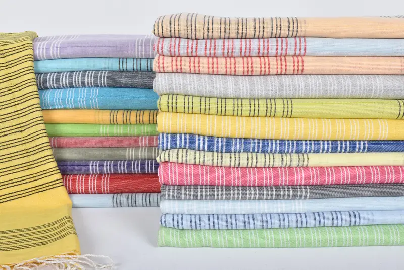 70x40 Cotton Striped Towel, Beach Wedding Favor, Girl Trip Party Favor, Quick-Dry Beach Towel, Beach Towel Bulk, Summer Gift, Bridesmaid Favors - 2