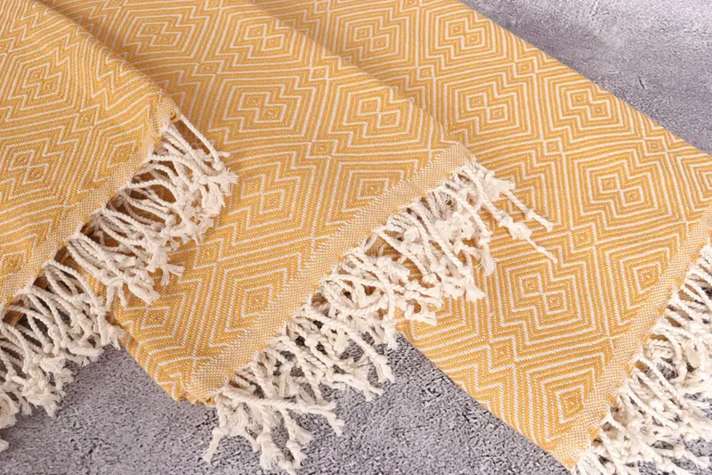 Lightweight Turkish towel, Best Wedding Gift, Turkish hand towel, Bachelorette Party Favors Beach, Wedding Gift, 76x40 Cotton Diamond Towel - 5