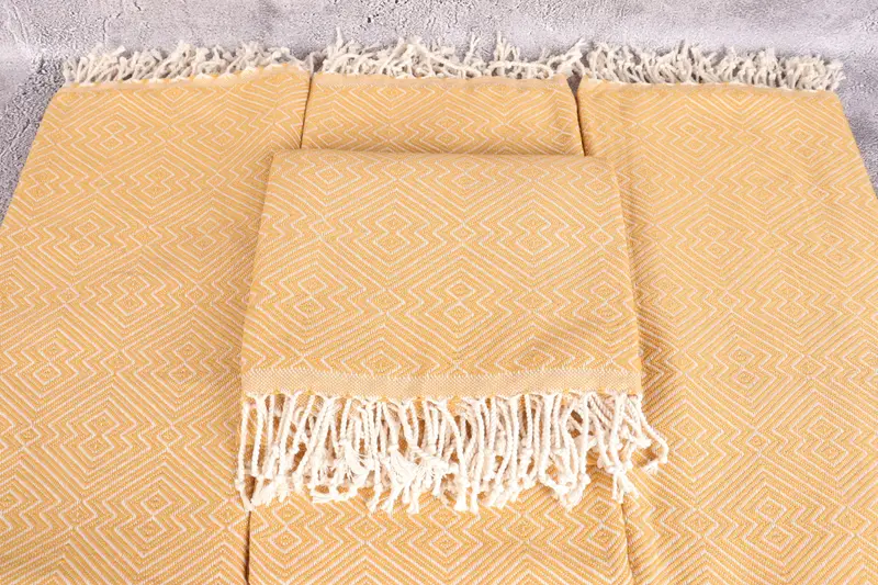 Lightweight Turkish towel, Best Wedding Gift, Turkish hand towel, Bachelorette Party Favors Beach, Wedding Gift, 76x40 Cotton Diamond Towel - 4