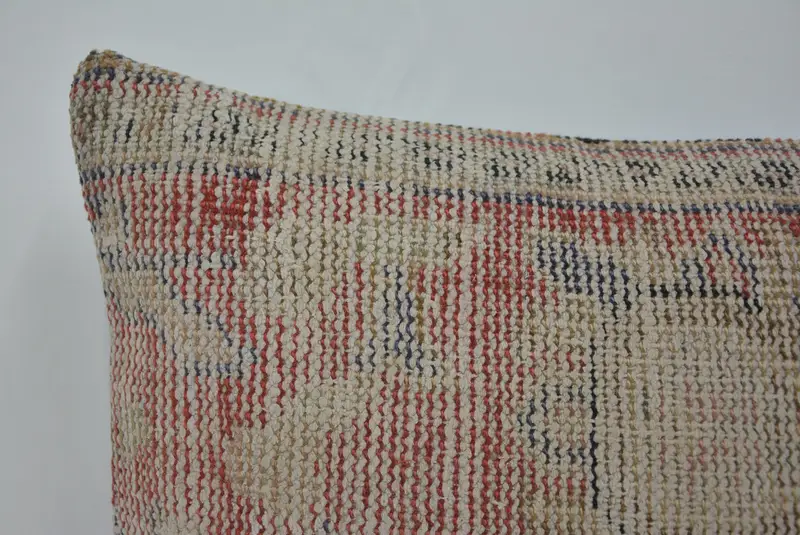 Cushion, Gift Pillow, Vintage Pillow, Floor Cushion Case, 16x24 Red Pillow Case, Nautical Throw Pillow Sham, Sofa Bolster Cushion Case, Boho Pillow - 2