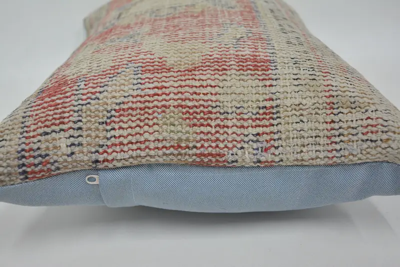 Cushion, Gift Pillow, Vintage Pillow, Floor Cushion Case, 16x24 Red Pillow Case, Nautical Throw Pillow Sham, Sofa Bolster Cushion Case, Boho Pillow - 5