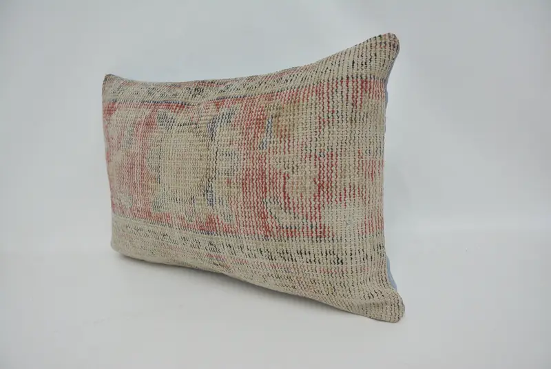 Cushion, Gift Pillow, Vintage Pillow, Floor Cushion Case, 16x24 Red Pillow Case, Nautical Throw Pillow Sham, Sofa Bolster Cushion Case, Boho Pillow - 4
