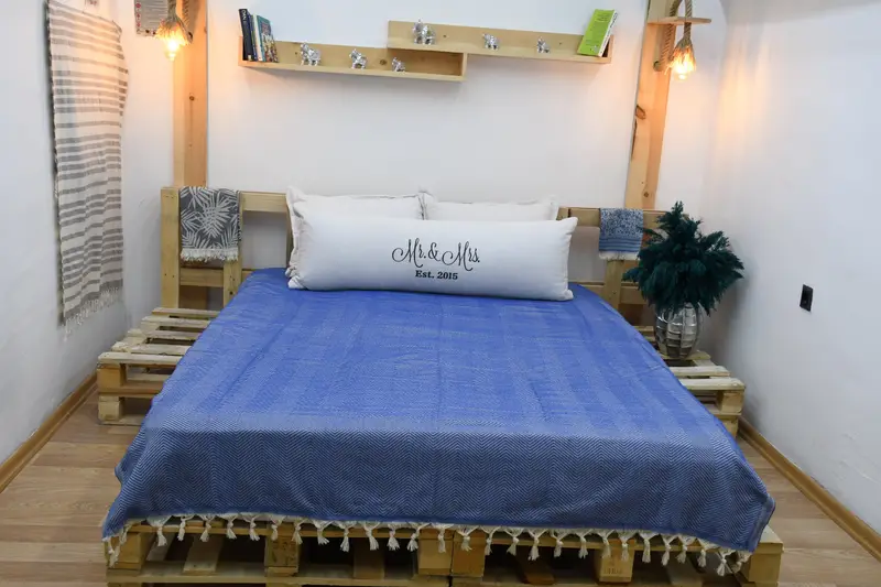 Personalised Gift, Monogram Beach Blanket, Monogram Blanket, Shower Curtain, Throw Blanket, Throw Blanket Couch, 84x68 Cotton Zig zag Towel - 8
