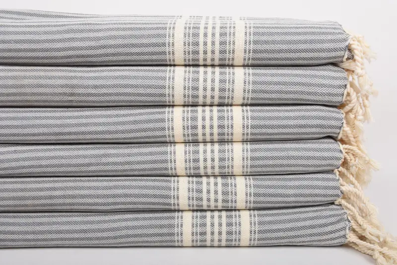Monogram Kitchen Towel, Bathroom Towels, 40x18 Cotton Striped Towel, Turkish Tea Towel, Bachelor Party Favors, Bachelorette Party Gifts For Bride - 3