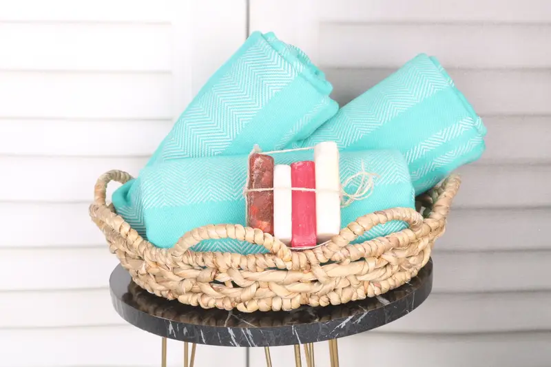 Custom Wedding Gift From Bridesmaid, 68x38 Cotton Chevron Towel, Personalized Gift For Her, Personalized Towel, Personalized Gifts, Soft towel - 5
