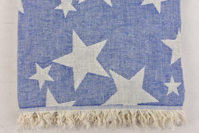 Turkish Towel Monogram, Wedding Gift, 76x40 Cotton Star Patterned Towel, Turkish bath towel, Employee Gifts, Bachelor Bachelorette Party Favors - 8