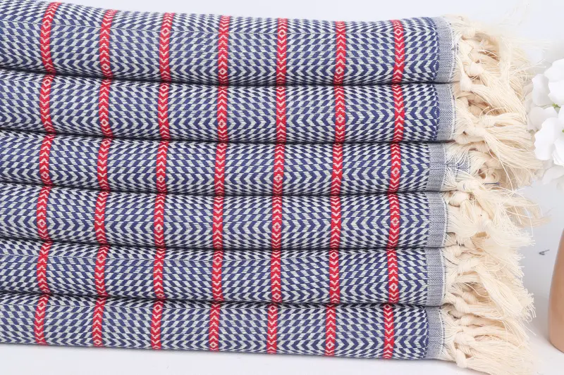 Bridal Shower Favor, 70x40 Cotton Striped Towel, Hammam towel, Girls Weekend Getaways Gifts, Bridal Shower Gift, Organic Beach Towel, Gift For Him - 3