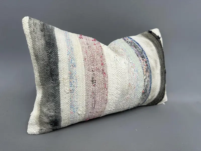 12x20 White Pillow Case, Boho Pillow Sham Cover, Home Decor Pillow, Interior Designer Pillow, Pillow Sham, Nautical Throw Pillow Sham - 2