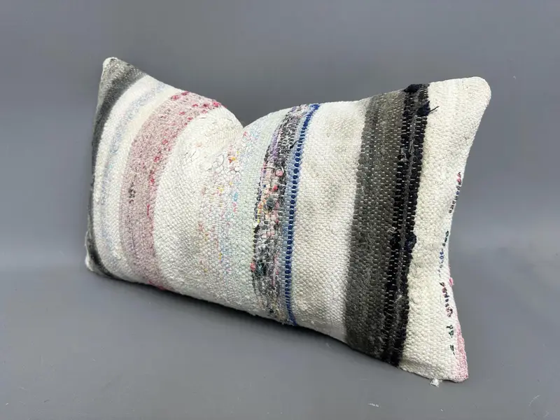 12x20 White Pillow Case, Boho Pillow Sham Cover, Home Decor Pillow, Interior Designer Pillow, Pillow Sham, Nautical Throw Pillow Sham - 3