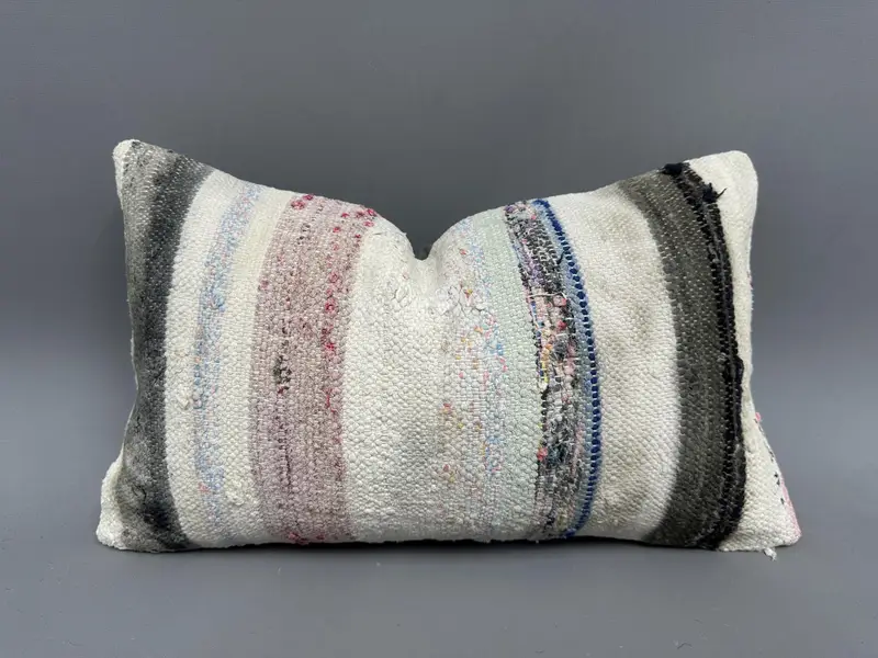 12x20 White Pillow Case, Boho Pillow Sham Cover, Home Decor Pillow, Interior Designer Pillow, Pillow Sham, Nautical Throw Pillow Sham - 1