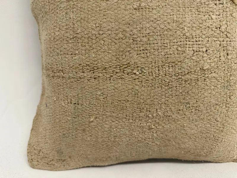 Kilim -Kissen, 12x12 Beige Kissenabdeckung, Kissenabdeckung, Vintage -Kilim -Wurfkissen, Retro -Kissenabdeckung, nachhaltiges Kissengehäuse, Kilimkissen - 2