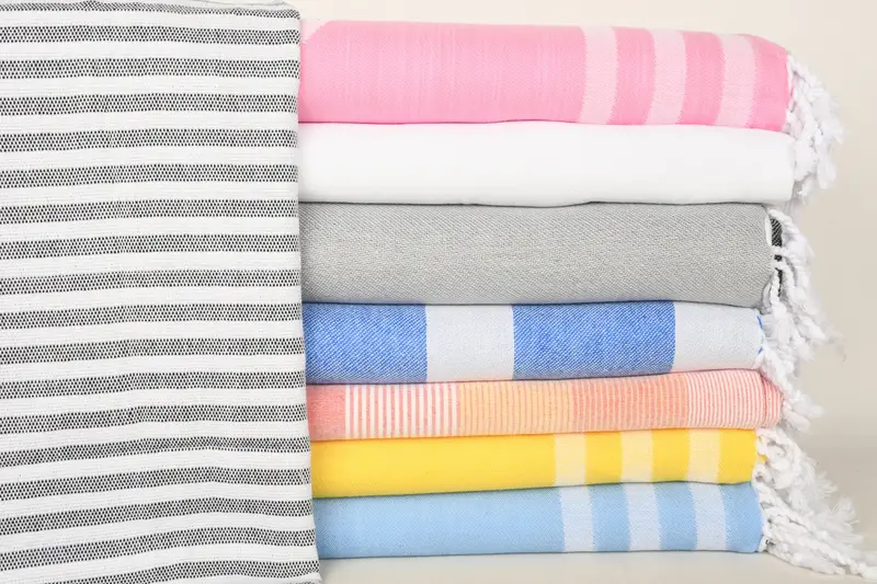 Organic Turkish towel, Turkish towel, 70x40 Cotton Set of 8 Towel, Personalize Gift, Bachelor Bachelorette Party Favors, Turkish Towel Bulk - 1