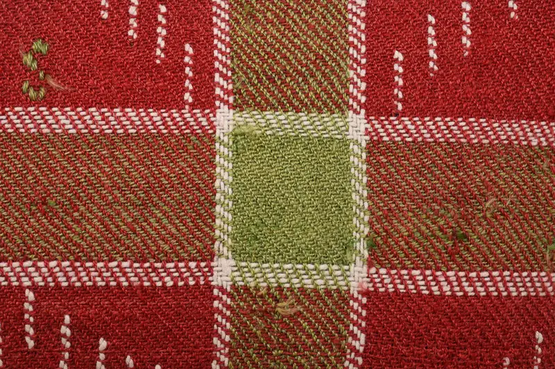Vintage Kilim Throw Pillow, 16x24 Red Cushion, Kilim Cushion Sham, Kilim Pillow, Crochet Pattern Pillow Sham, Cushion, Ethnic Cushion Case - 3
