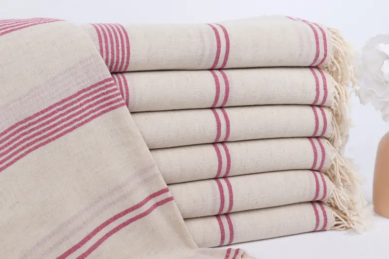 Türkisches Badetuch, personalisiertes türkisches Strandtuch, Fuchsia, 36 x 79 Zoll