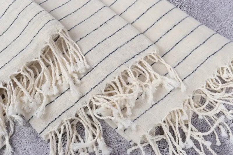 Wedding Gifts Towel, Home Decor Gifts, Hammam towel, 70x38 Cotton Striped Towel, Best Friend Gift Ideas, Turkish towel bulk order for wedding gifts - 5