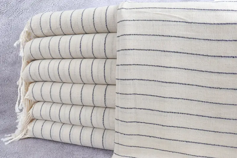 Wedding Gifts Towel, Home Decor Gifts, Hammam towel, 70x38 Cotton Striped Towel, Best Friend Gift Ideas, Turkish towel bulk order for wedding gifts - 1