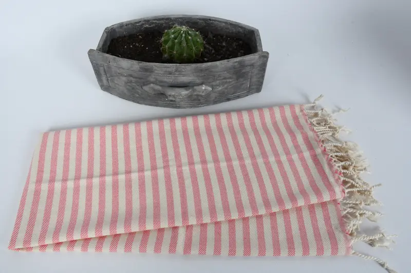 40x24 Cotton Striped Towel, Monogram Kitchen Towel, Embroidery Towel, Wedding Gifts Towel, Turkish Hand Towel, Personalized Hand Towel, Guest Towel - 5