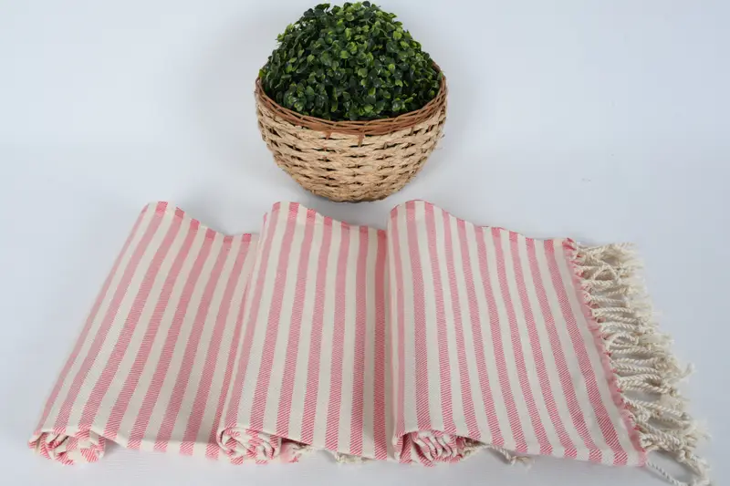 40x24 Cotton Striped Towel, Monogram Kitchen Towel, Embroidery Towel, Wedding Gifts Towel, Turkish Hand Towel, Personalized Hand Towel, Guest Towel - 8