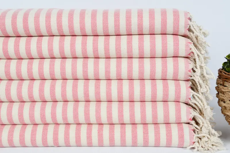 40x24 Cotton Striped Towel, Monogram Kitchen Towel, Embroidery Towel, Wedding Gifts Towel, Turkish Hand Towel, Personalized Hand Towel, Guest Towel - 3