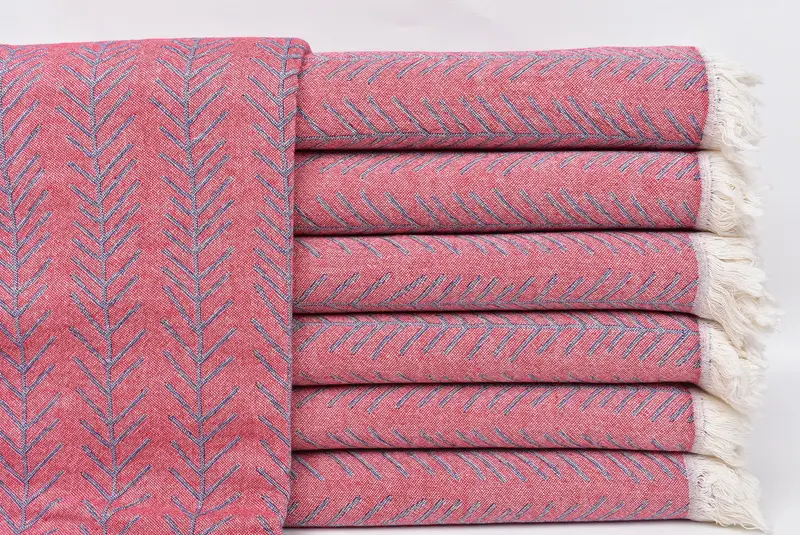 Personalized Turkish Towel, Halloween Gifts, Turkish hand towel, Travel towel, 70x36 Cotton Floral Patterned Towel, Handmade Turkish Towel - 2