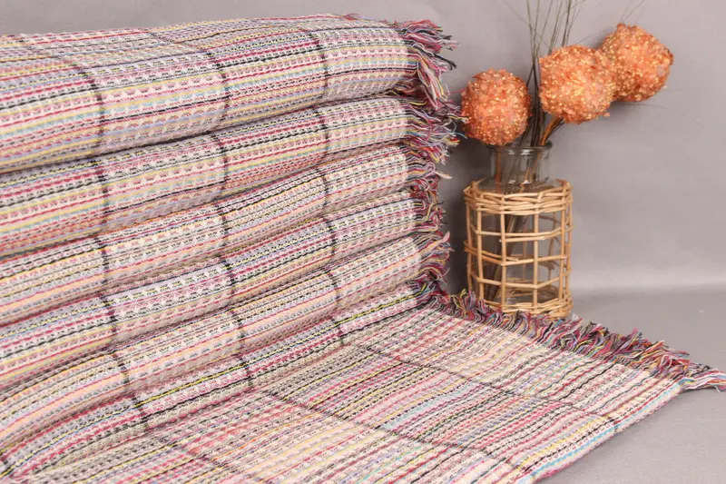 Turkish Beach Towel Multi-Color Monogram, 36x71 Inches