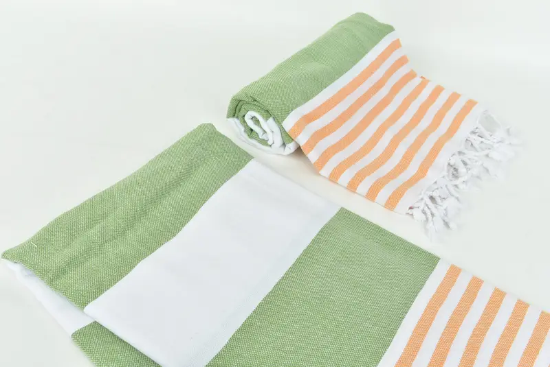 Organic Beach Towel, 70x40 Cotton Striped Towel, Bachelorette Gifts, Bridesmaid Favors, Housewarming Gift, Bachelor Gifts, Custom Bath Towel - 7
