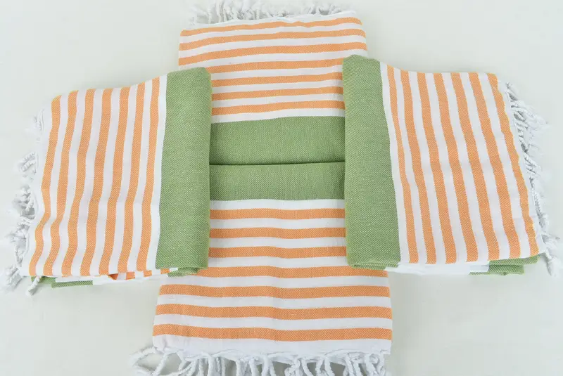 Organic Beach Towel, 70x40 Cotton Striped Towel, Bachelorette Gifts, Bridesmaid Favors, Housewarming Gift, Bachelor Gifts, Custom Bath Towel - 6