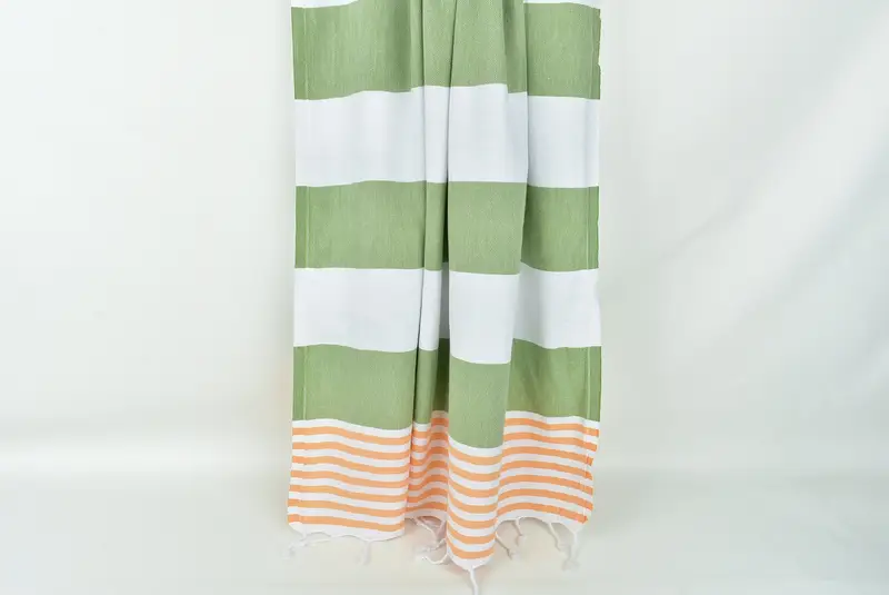 Organic Beach Towel, 70x40 Cotton Striped Towel, Bachelorette Gifts, Bridesmaid Favors, Housewarming Gift, Bachelor Gifts, Custom Bath Towel - 8