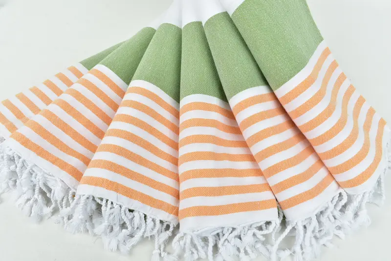 Organic Beach Towel, 70x40 Cotton Striped Towel, Bachelorette Gifts, Bridesmaid Favors, Housewarming Gift, Bachelor Gifts, Custom Bath Towel - 4