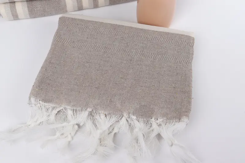 Summer Gift, 68x40 Cotton Striped Towel, Monogram Turkish Towel, Custom Gifts, Handwoven Turkish bath towel, Personalized Turkish Towel, Spa Towel - 5