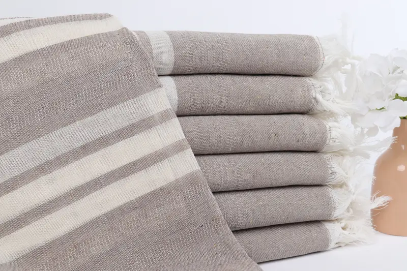 Summer Gift, 68x40 Cotton Striped Towel, Monogram Turkish Towel, Custom Gifts, Handwoven Turkish bath towel, Personalized Turkish Towel, Spa Towel - 1